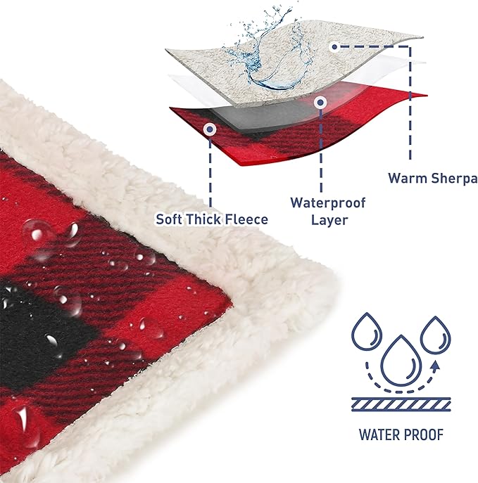 Kritter Planet Waterproof Dog Blanket, Reversible Water Proof Pet Blanket - Image 3