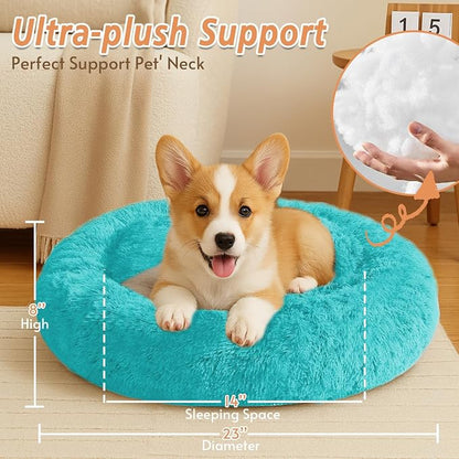 JOLLYVOGUE Calming Dog Bed for Small Dogs - Image 5