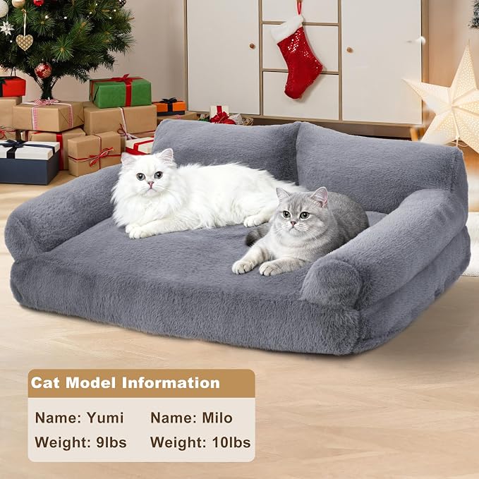 Cat Beds for Indoor Cats, Cat Couch Bed, Cute Cats Sofas for Medium Pets - Image 7