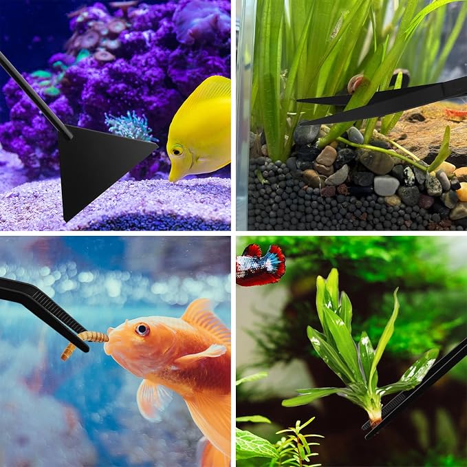 Tifanso Aquarium Aquascape Tools Kit - 4 in 1 Terrarium Decor Supplies - Image 7