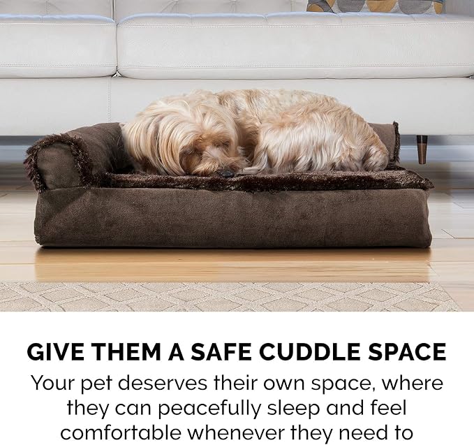 FurHaven Orthopedic Dog Bed for Large Dogs, L-Shaped Chaise Mattress, Egg Crate - Image 10
