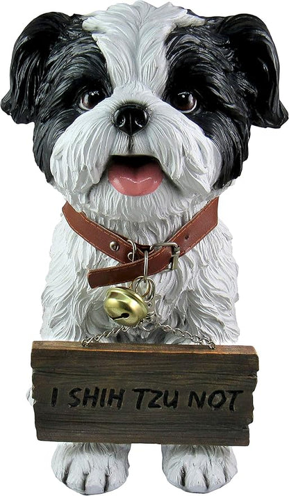 DWK Front Porch Dog Outdoor Welcome Sign Decorative Statue | Cute Dog Welcome - Image 2
