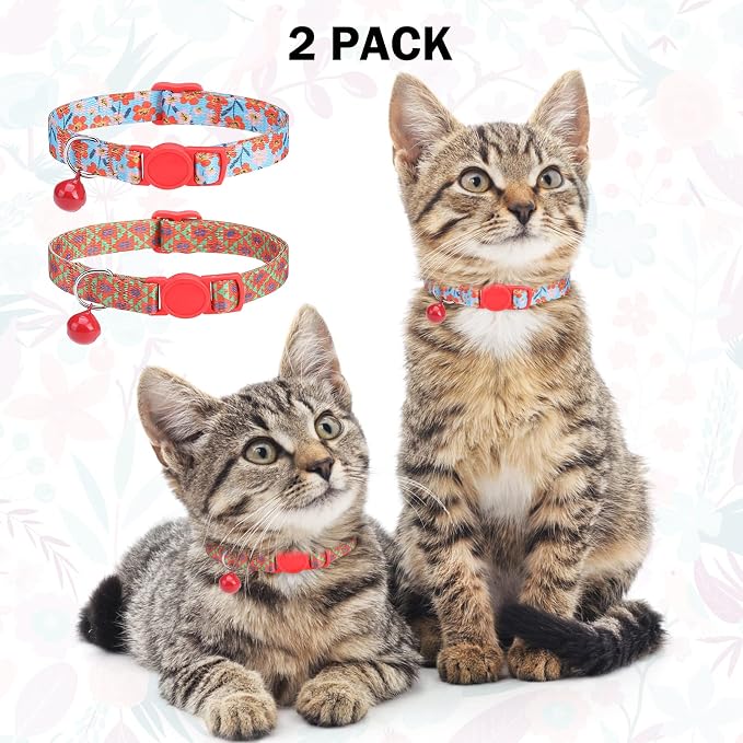 Breakaway Cat Collars for Girl Boy Cats, Fall Winter All Weather Cat Collar - Image 6
