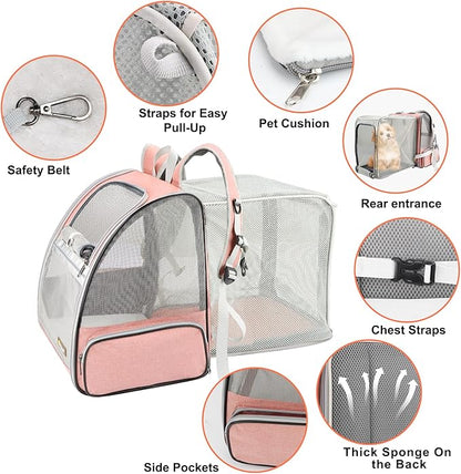 Texsens Innovative Traveler Bubble Backpack Pet Carriers - Image 4
