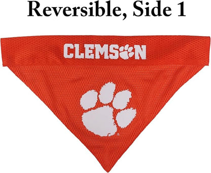 Pets First Collegiate Pet Accessories, Reversible Bandana, Clemson Tigers - Image 3