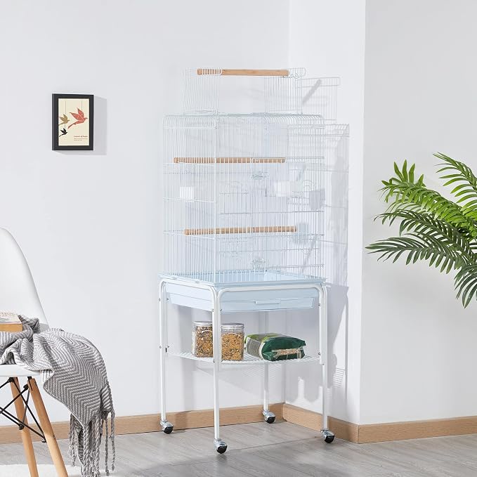 Yaheetech Play Open Top Parrot Bird Cages - Image 2