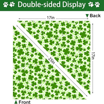 St. Patrick's Day Dog Bandana, 2 Pack Adjustable Holiday Party Pets Saint - Image 5