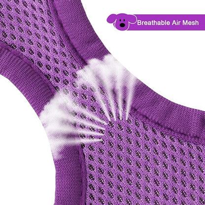 YIMEIS Dog Harness and Leash Set, No Pull Soft Mesh Pet Harness, Reflective - Image 6