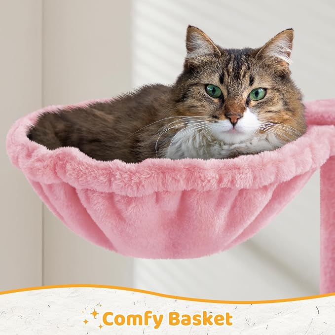 Yaheetech Cat Tree Tower for Indoor Kitten, Pet Furniture - Image 7
