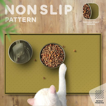 Dog Food Mat - 24x15 Raised Edges Dogs Mat - Image 4