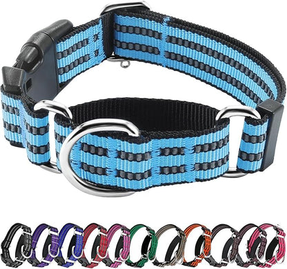 Hikiko Martingale Dog Collars Reflective Nylon Dog Collar by Hikiko