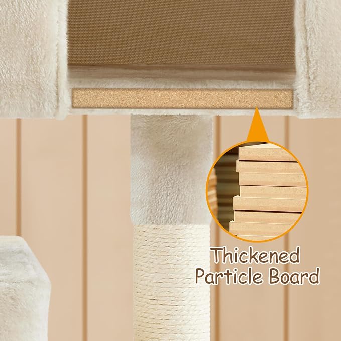 Yaheetech Cat Tree, 33.5in Cat Tower - Image 6