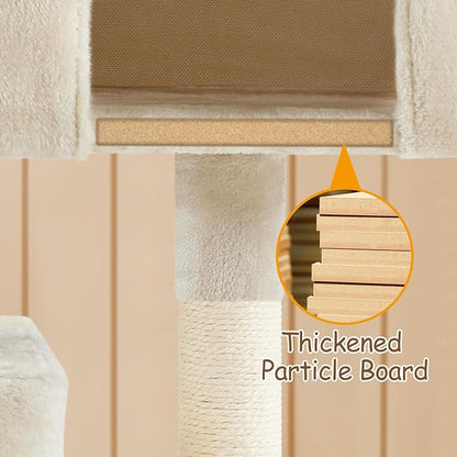Yaheetech Cat Tree, 33.5in Cat Tower - Image 6