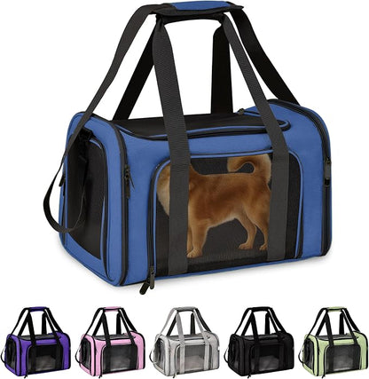 Pet Travel Carrier Bag – Airline Approved Soft-Sided Dog & Cat Carrier by ThePupQuartet