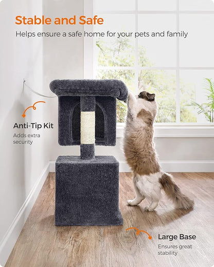 Feandrea Cat Tree, 29.1-Inch Cat Tower, Plush Condo - Image 8