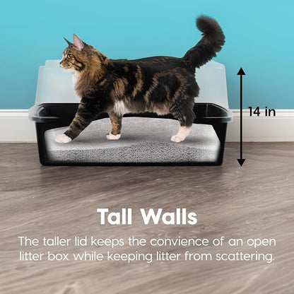 IRIS USA XX-Large Cat Litter Box, Open Top Extra Large Litter Box - Image 7