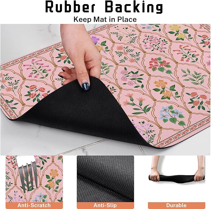 Absorbent Pet Dog Bowl Mat for Food and Water, Pet Cat Food Feeding Mat - Image 4