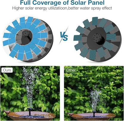 AISITIN Outdoor Solar Garden Fountain 3.5W Solar Pump Outdoor Pond - Image 5