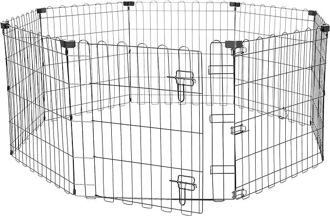 Amazon Basics Foldable Octagonal Metal Exercise Pen by AmazonBasics