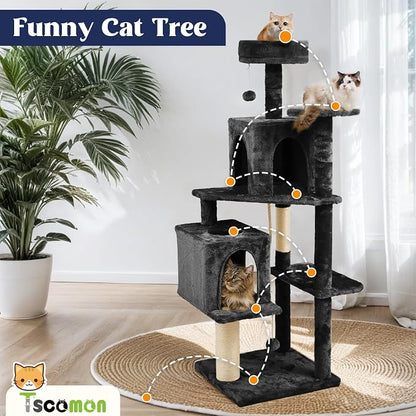 58.5inch Large Cat Tree Tower Condo - Image 2