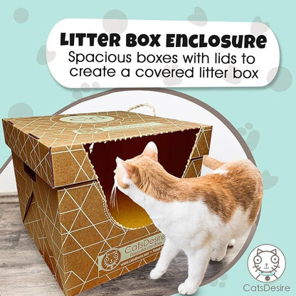 Disposable Litter Boxes for Cats Sampler Both Our Patented Products Woman Owned - Image 7