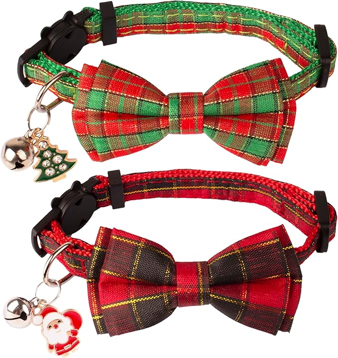 ADOGGYGO Christmas Cat Collars by ADOGGYGO