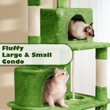 Yaheetech 62.5inches Cat Tree Cat Tower Kitten Condo - Image 5