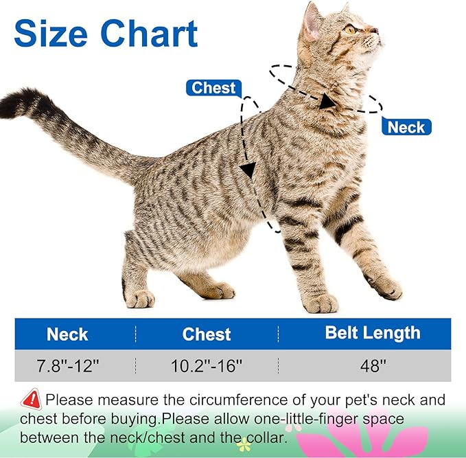 Cat Harness and Leash Set with Matching Collar – Escape Proof Harness - Image 3