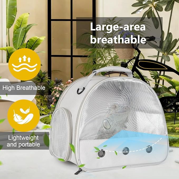 Ventilation Lizard Carrier for Bearded Dragon, Guinea Pig Carrier, Guinea Pig - Image 7