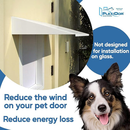 Plexidor Performance Pet Doors Universal Pet Door Awning - Image 8