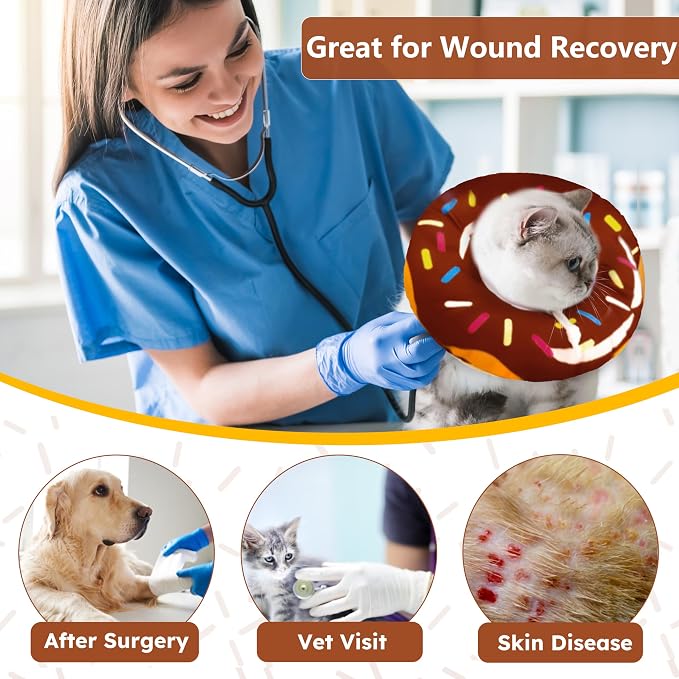Cat Cone Collar Soft, Cat Recovery Collar - Image 7