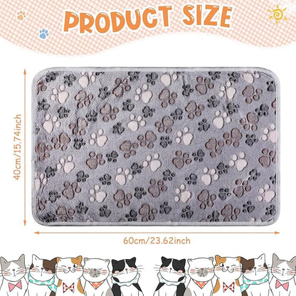 Tatuo 4 Pcs Dog Blanket for Pet Cat Blankets Indoor Puppy Teething Stuff Toys - Image 2