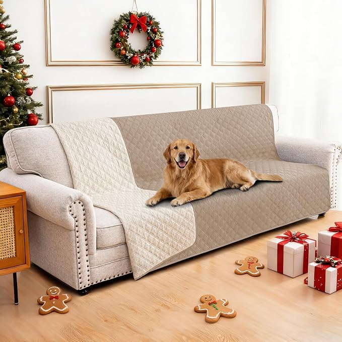 Waterproof Couch Covers for Pets, Waterproof Dog Bed Cover, Anti-Slip Soft Dog by CYCMACOHOME