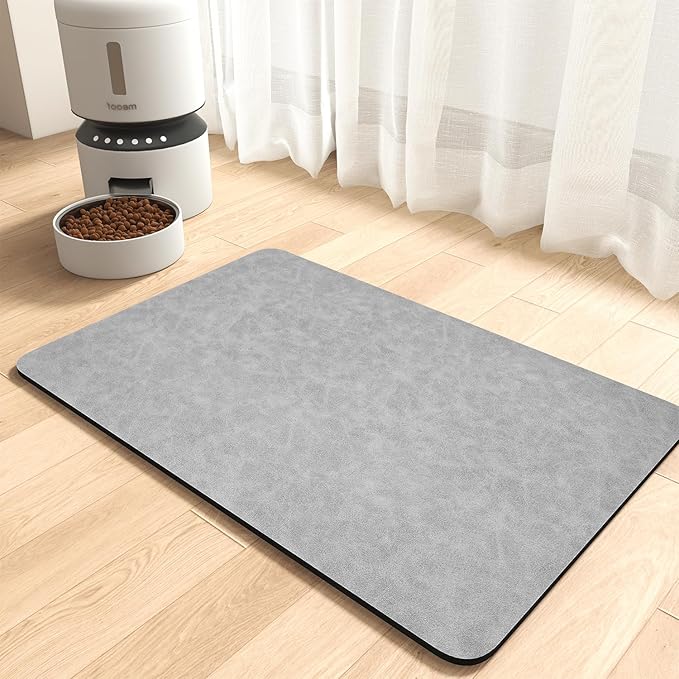 MontVoo-Absorbent Pet Feeding Mat-No Stains Pet Mat by MontVoo