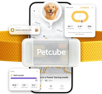 Petcube GPS Tracker for Dogs – Real-Time Location Tracking, Escape Alerts & by Petcube