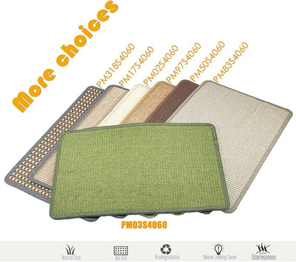 Cat Scratcher Mat, 23.6x15.7inch Natural Sisal Cat Scratchers - Image 5