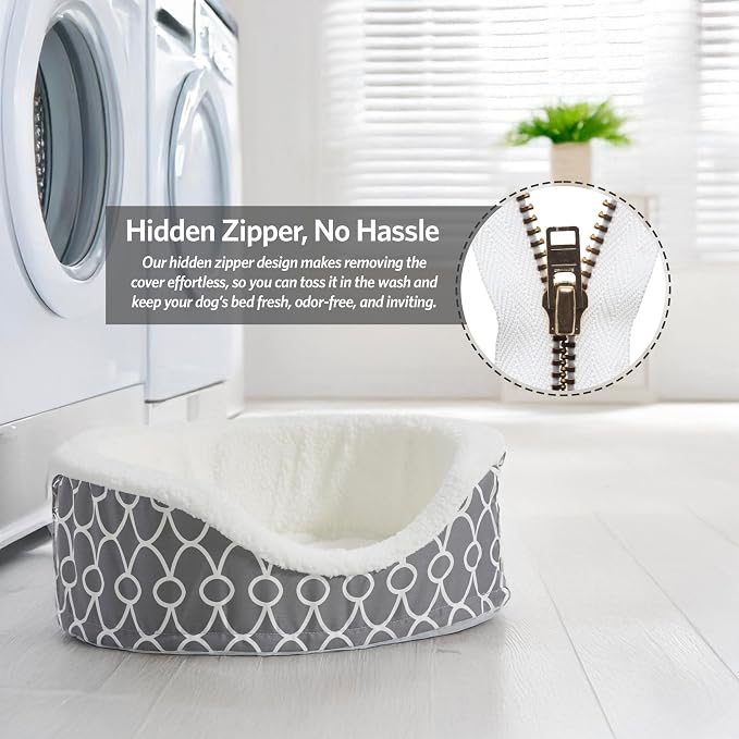 MidWest Homes for Pets Orthoperdic Egg-Crate Nesting Pet Bed w/ Teflon Fabric - Image 4