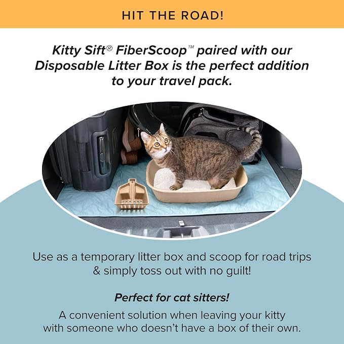 Kitty Sift FiberScoop Disposable Litter Scoop, Plastic-Free & Sustainable - Image 10