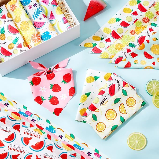 Weewooday 50 Pcs Fruit Dog Bandanas Bulk - Image 5