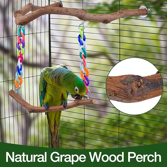 Bird Swing Toys, Standing Bird Perch - Image 3