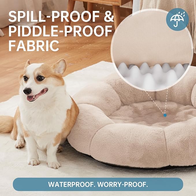 OhGeni 31 inches Calming Donut Orthopedic Dog & Cat Bed - Image 7