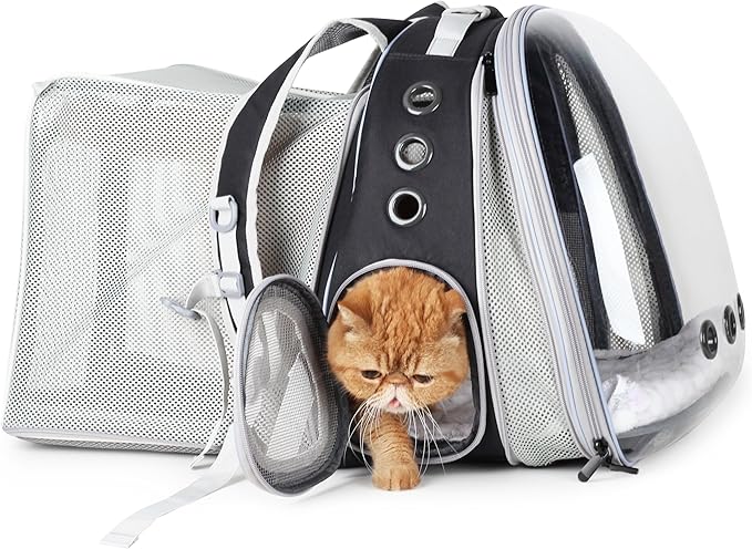 Lollimeow Expandable Cat Backpack Carrier by Lollimeow