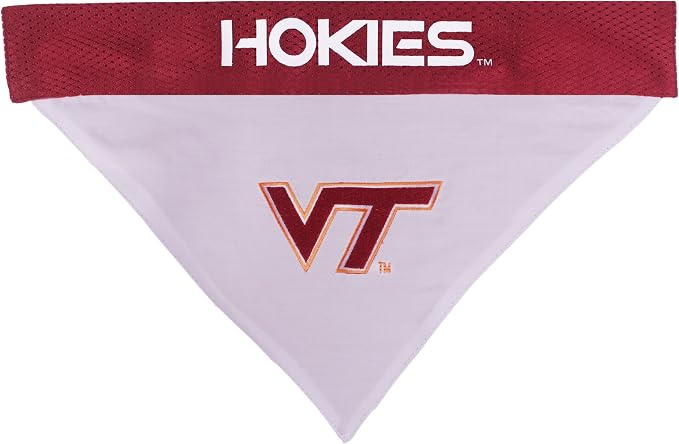 Pets First Collegiate Pet Accessories, Reversible Bandana, Virginia Tech Hokies - Image 2