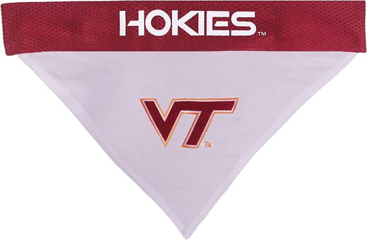 Pets First Collegiate Pet Accessories, Reversible Bandana, Virginia Tech Hokies - Image 2
