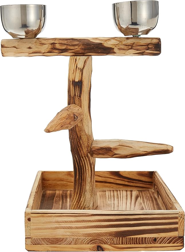 PENN-PLAX Bird-Life Natural Wood Tree Perch by Penn-Plax