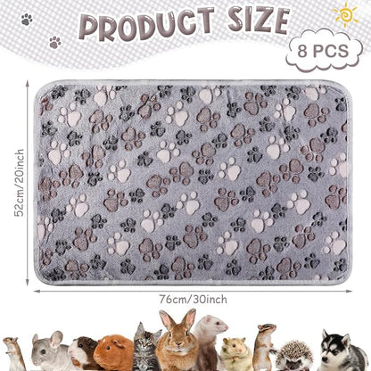 Tegeme 8 Pcs Fleece Dog Blankets - Image 2