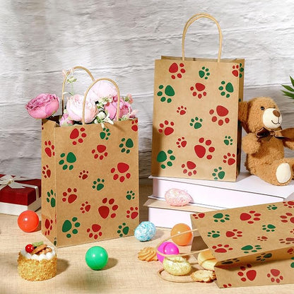Blulu 20 Pcs Puppy Dog Paw Gift Bags - Image 4