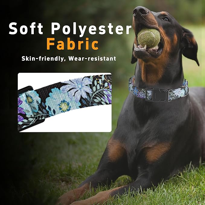 Dog Collar for Boys & Girls, Puppy Collar for Small to Large Dogs, Adjustable - Image 4