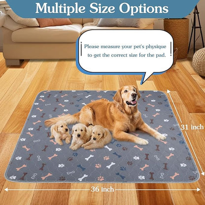 Washable Pee Pads for Dogs, Fast Absorbent Dog Pee Pads for Crate Pet Training - Image 4