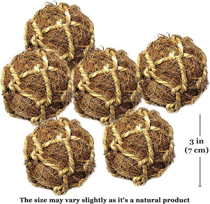 SunGrow Assorted Rabbit & Cat Chew Balls, Teething Activity Toy - Image 7